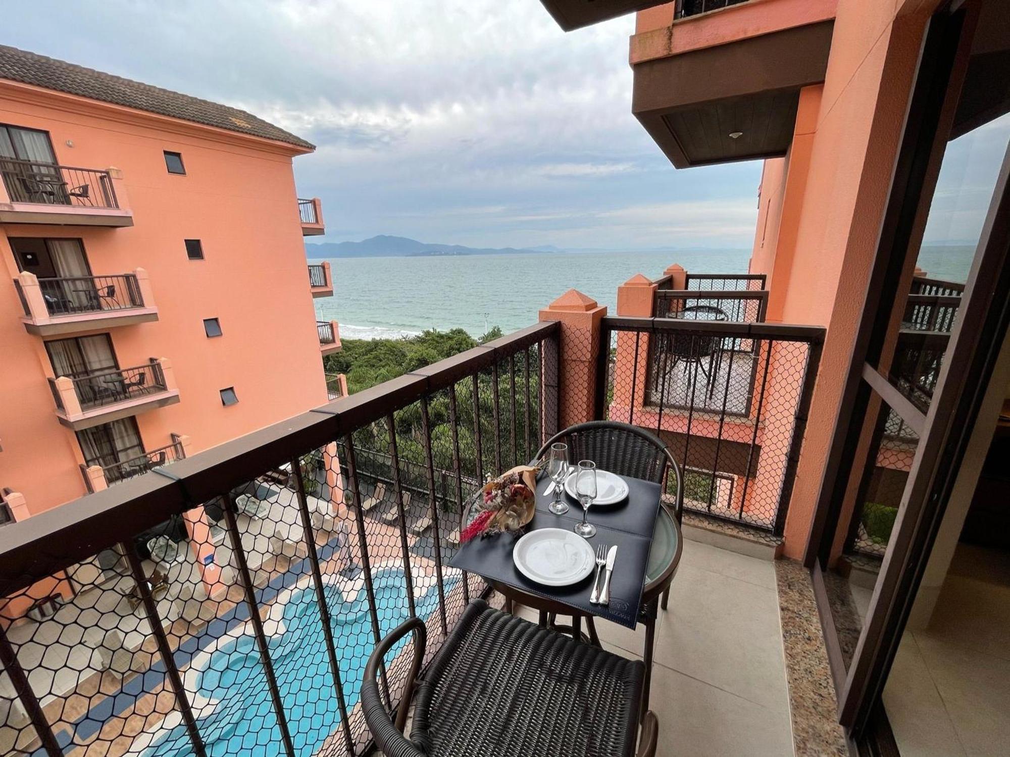 Resort pé na areia - Studios direto com proprietário JBVJR Florianópolis Esterno foto